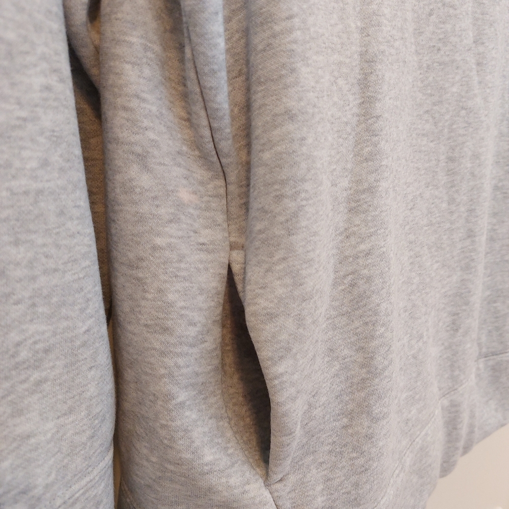 ~Puma Light Grey Mock Neck Hoodie~ - Picture 3 of 7